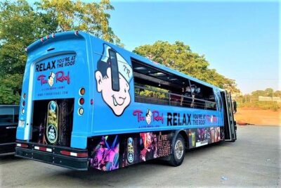 2 Hour Party Bus with Bartender and DJ 21+
