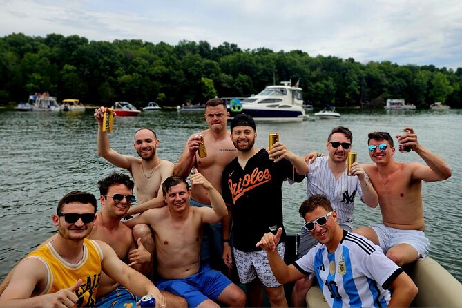 3 Hour 25ft Pontoon Party Boat with Captain up to 12 people - Making sense of the $795 price