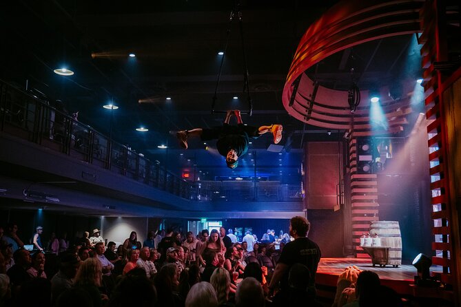 Adult Comedy Show & Cirque-Style Performance at Woolworth Theatre - Where the production can lose momentum
