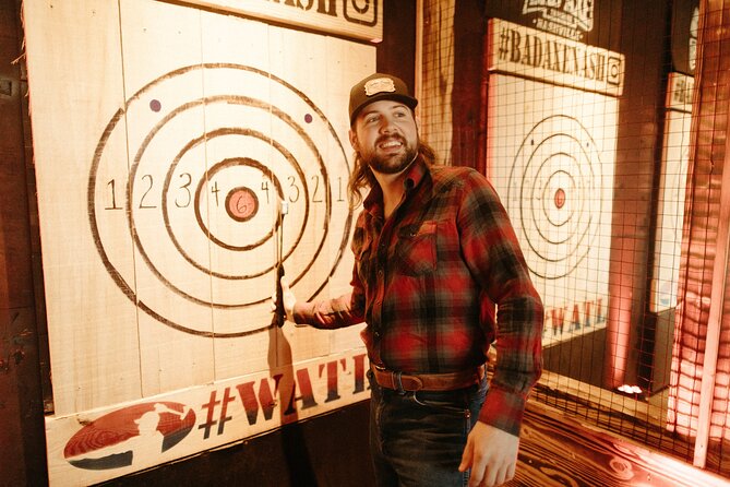 Axe Throwing Experience with Private Lane and Coach - Northwoods food, Southern touches, and a full bar