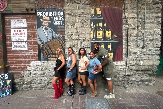 Bootleg and Barrels: Tennessee Whiskey Tasting Golf Cart Tour - The Ariston closes with a speakeasy mood