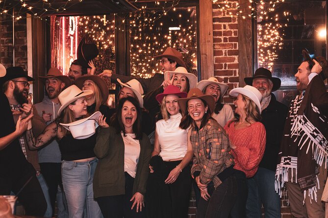 Cowboy Pub Crawl - CowboyHats, LineDancing, Trivia, Drinks, Bulls - Jimmy, the Fake Cowboy Guide