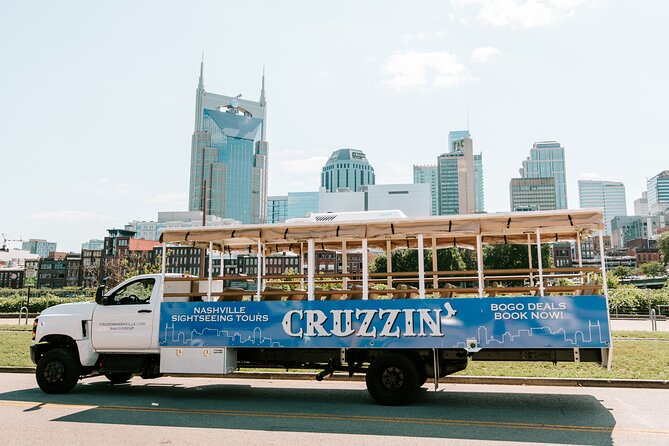 Cruzzin' Nashville Narrated Sightseeing Tour by Open-Air Vehicle - Live guides make the biggest difference