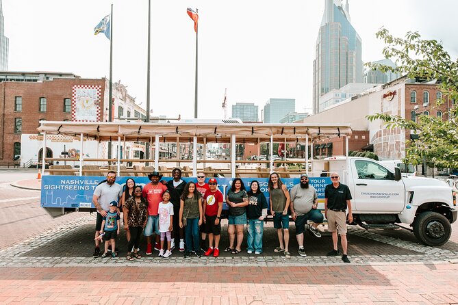 Cruzzin' Nashville Narrated Sightseeing Tour by Open-Air Vehicle - The 90-minute route through Nashville