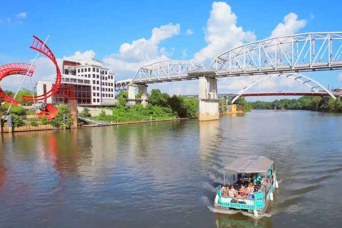 Downtown Nashville Pedal Pontoon Boat Cruise with Captain - BYOB rules, coolers, and the onboard restroom