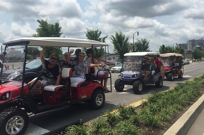 Downtown Nashville Shopping Tour by Golf Cart - Downtown, the Gulch, and the art between the shops