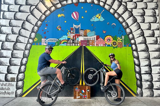 E-bike Mural Tour of Nashville - The Gulch and Nashville’s most recognizable mural stop
