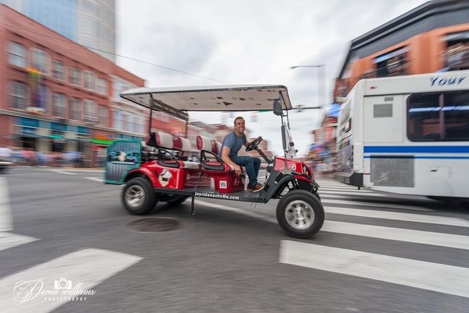 Explore the City of Nashville Sightseeing Tour by Golf Cart - Country Music Hall of Fame and downtown Nashville
