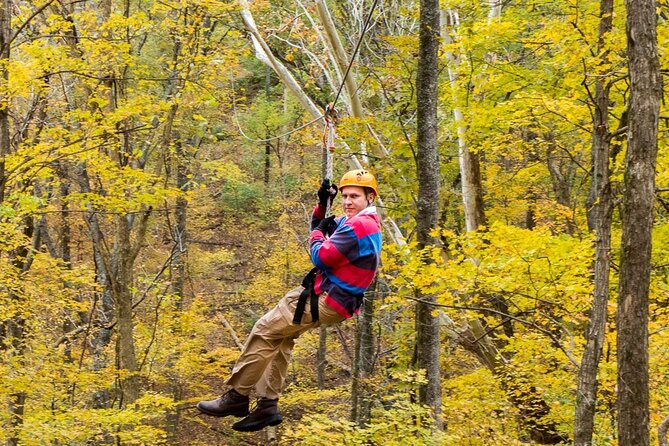 Fontanel Zipline Forest Adventure at Nashville North - The uphill walks are part of the workout