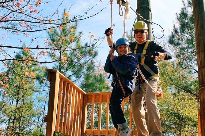 Fontanel Zipline Forest Adventure at Nashville North - Nature facts along the route