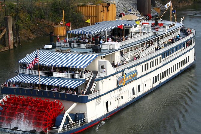 General Jackson Showboat Lunch or Dinner Cruise in Nashville - A paddle-wheel showboat with a Nashville view