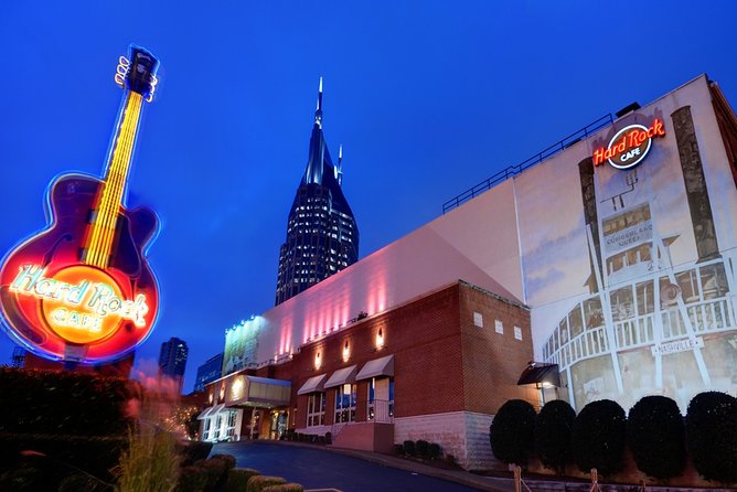 Hard Rock Cafe Nashville - Choosing between the Acoustic Rock and Electric Rock menus