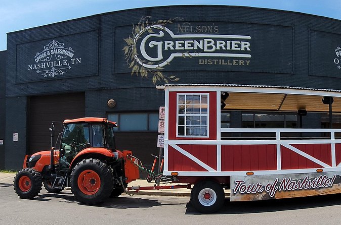 Narrated Sightseeing Tractor Tour of Nashville - The Capitol, Farmers’ Market, and local Nashville
