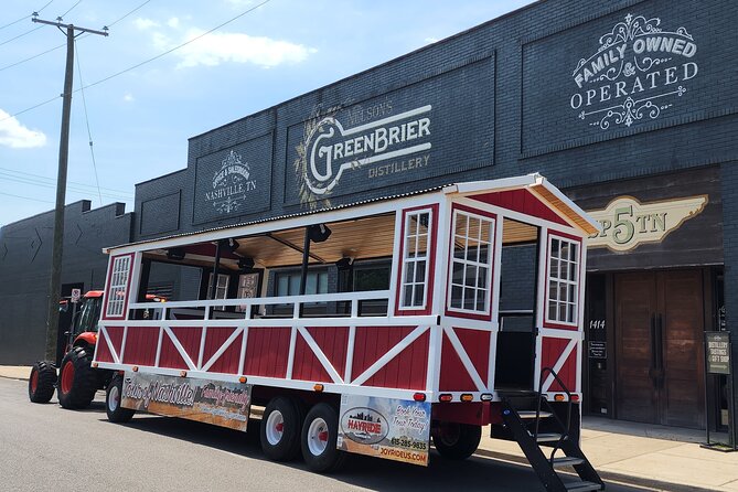 Narrated Sightseeing Tractor Tour of Nashville - The Gulch shows Nashville’s newer side