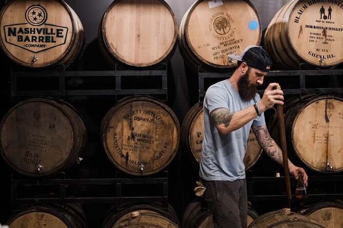 Nashville Barrel Co "Straight from Barrel" Tasting with Bottle - Booking, timing, and cancellation details