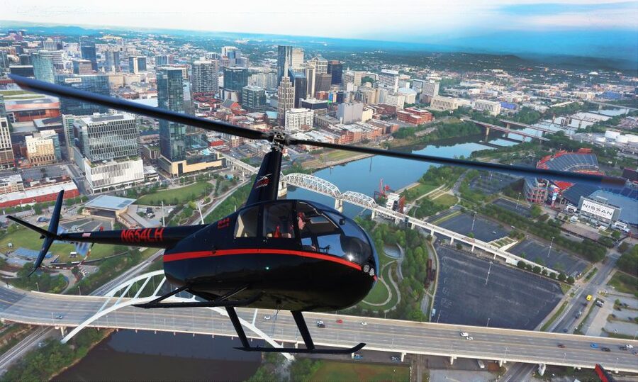 Nashville: Downtown Helicopter Experience - Broadway, Nashville’s brightest strip