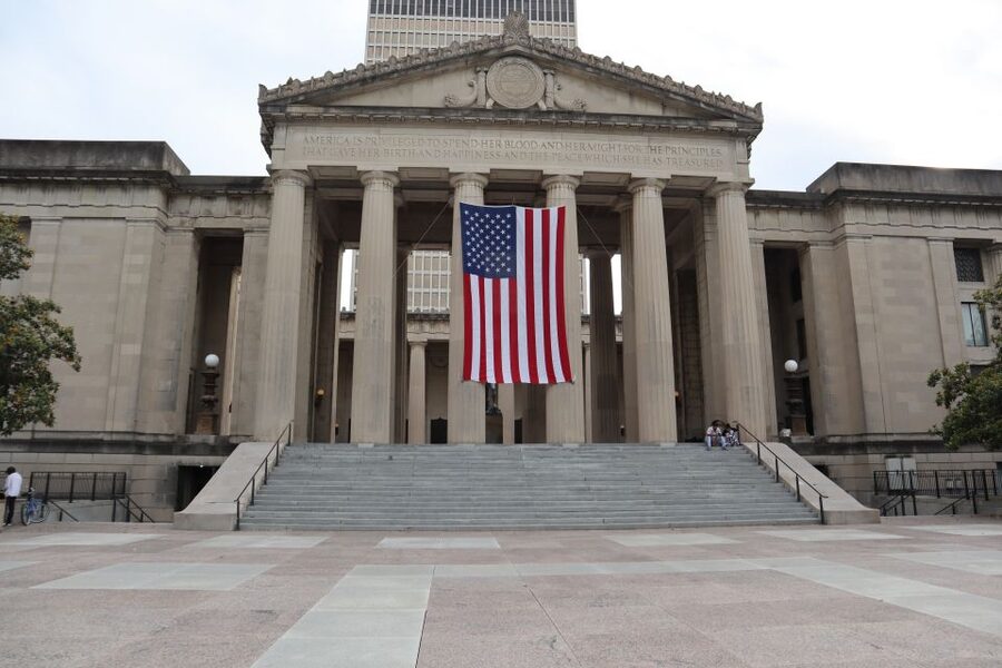 Nashville: Downtown Walking Tour - The Hermitage Hotel and downtown architecture
