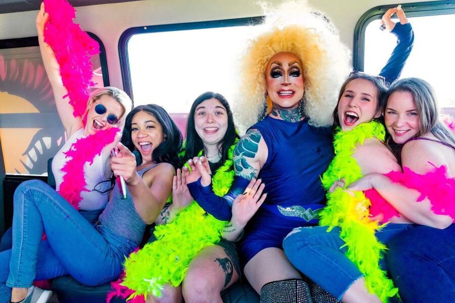 Nashville: Drag Queen Party Bus w/Games, Dancing & Drag Show - The queens, games, and audience energy