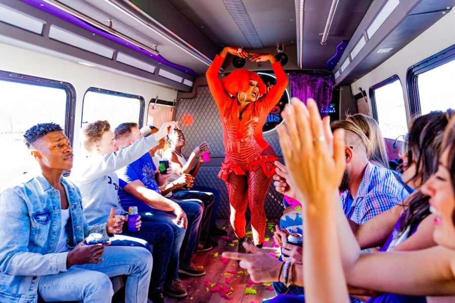 Nashville: Drag Queen Party Bus w/Games, Dancing & Drag Show - Starting on Church Street