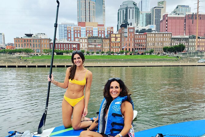 Nashville Guided Paddleboard Tour along Cumberland River - Paddling toward Nashville’s downtown sights