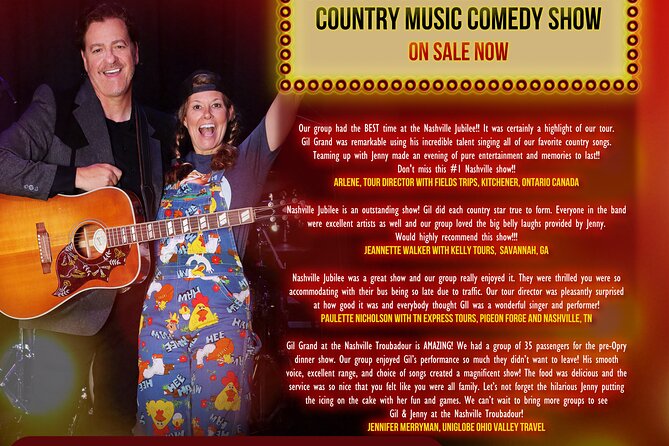 Nashville Jubilee: Country Music & Comedy Show - How the price measures up
