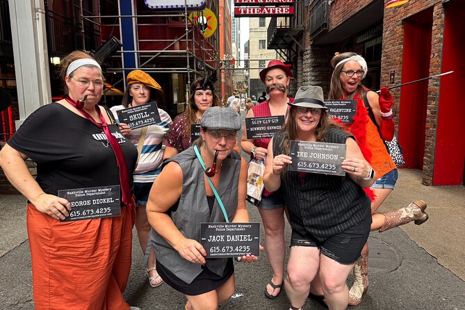 Nashville Noir: Murder Mystery Game & Pub Crawl - Printer’s Alley sets the noir mood