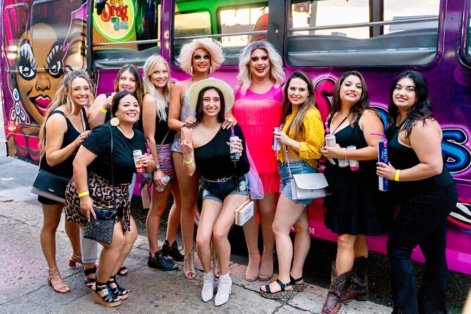 Nashville Party Bus with Drag Queen Hosts & Live Performances - Music, Lights, and the Small-Club Feel