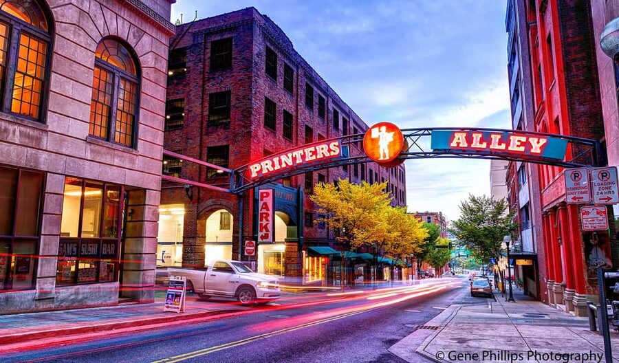 Nashville: Prohibition Cocktail Crawl – Speakeasy Scandals - Printers Alley brings the first proper cocktail stop