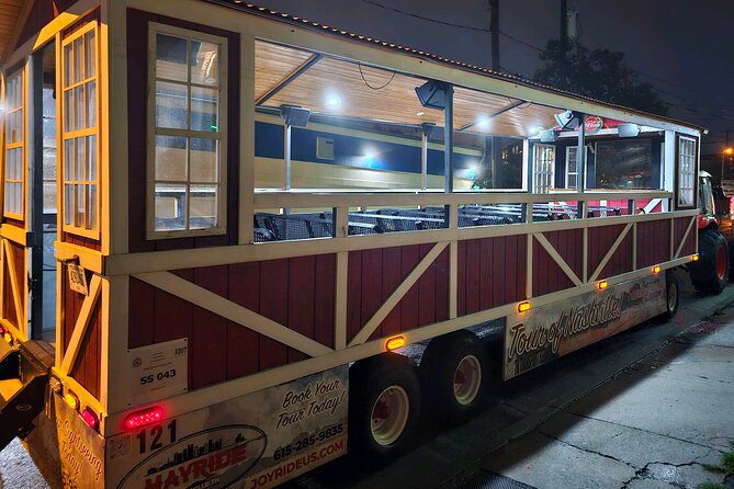 Night-Time Hayride Sightseeing Tractor Tour of Nashville - Music Row, the Gulch, and Nashville’s modern side