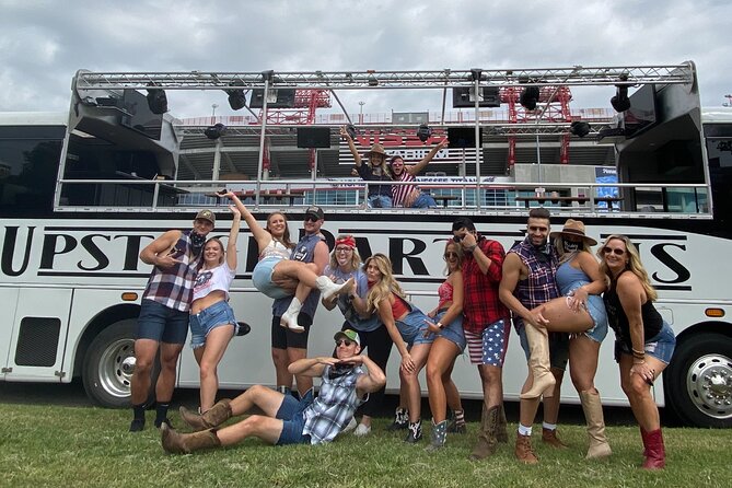 Open Air Party Bus with DJ & Bartender 21+ - The bar stop solves a practical problem