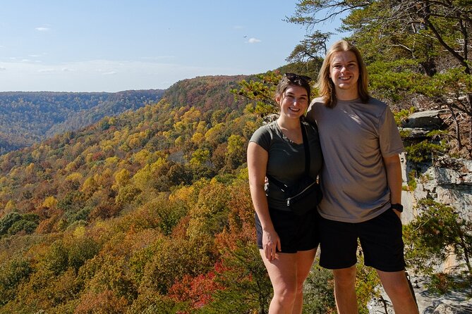 Tennessee Fall Colors Hiking Tour - Greeter Falls brings a waterfall to the day