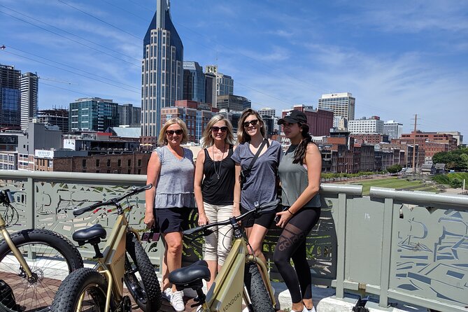 The Original Music City Electric Bicycle Guided City Tour 16miles - Starting near Music Row and climbing Fort Negley